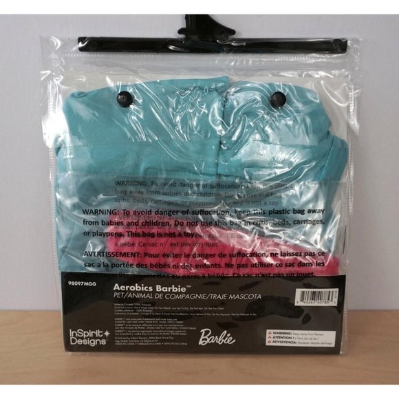 New Aerobics Barbie Pet Dog Halloween Costume Outfit Size Medium - Picture 5 of 6